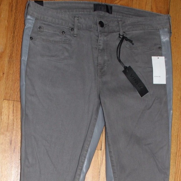 Vince Denim - VINCE DYLAN SILVER FIN SKINNY JEANS